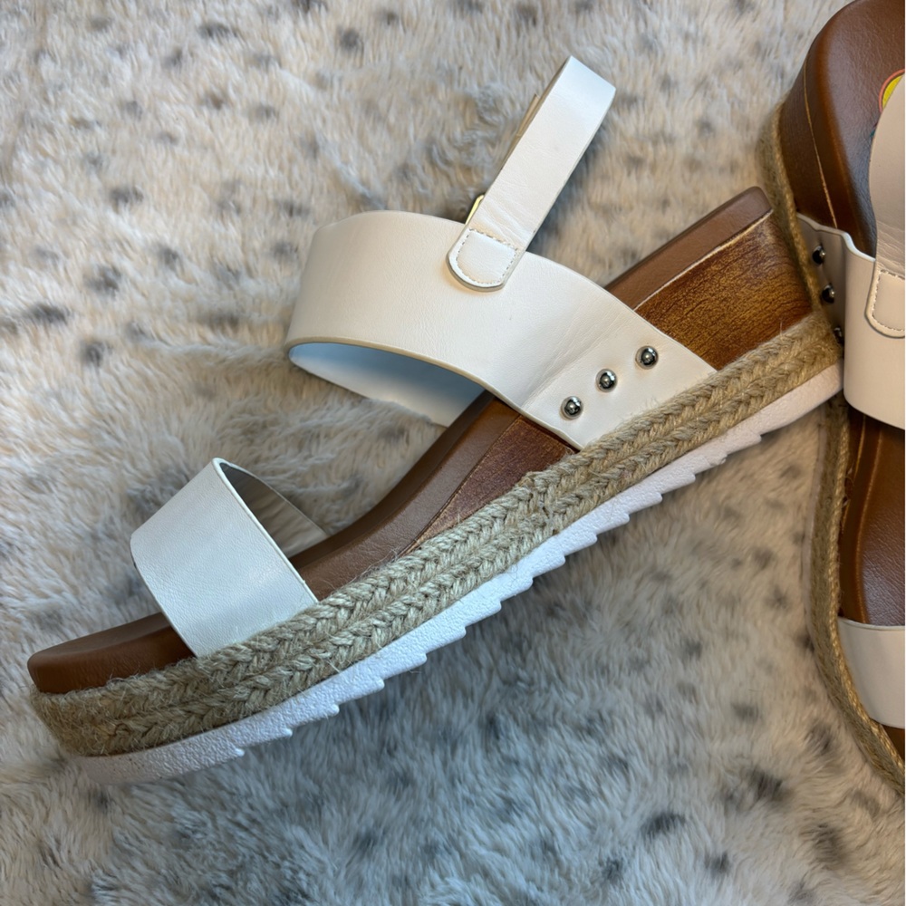 Women's White Espadrille Sandals
